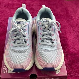 Skechers Blue and Pink Athletic Shoes